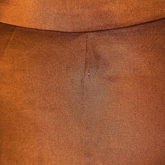 Express Boyfriend Blazer Womens S Open Front Burnt Orange 3/4 Sleeve Career NWT - Picture 9 of 12